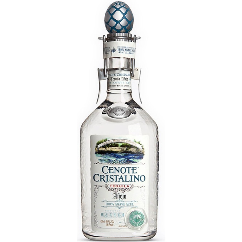 Cenote Tequila Cristalino Anejo 750 mL