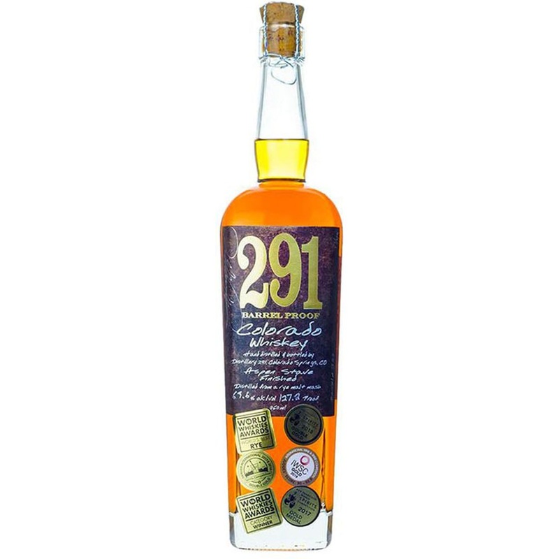 291 Single Barrel Barrel Proof Colorado Whiskey 750 mL