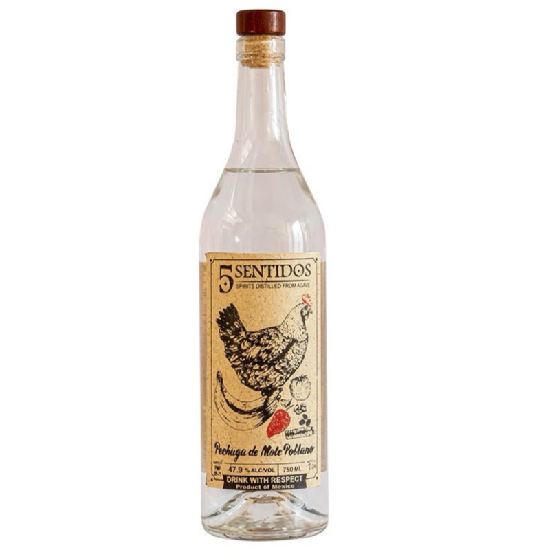 5 Sentidos Pechuga de Mole Poblano Mezcal 750 mL