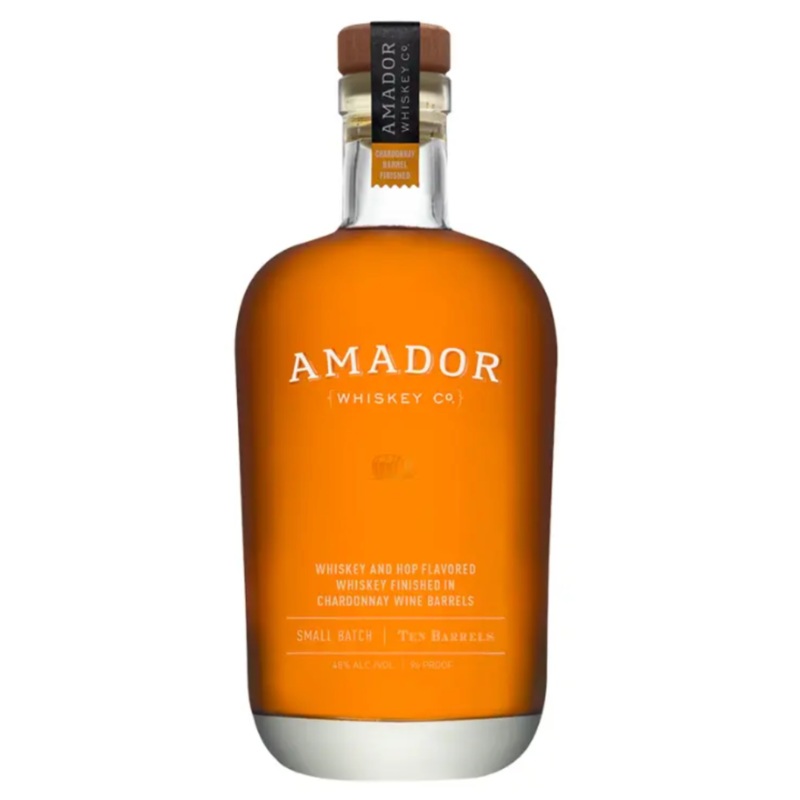 Amador Whisey Co Chardonnay Barrel Finish Hop Whiskey 750mL