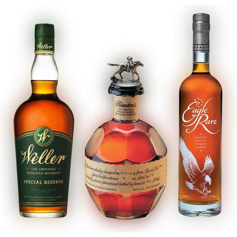 Blanton’s Single Barrel Bourbon, Eagle Rare Bourbon, & Weller Special Reserve Value Bundle