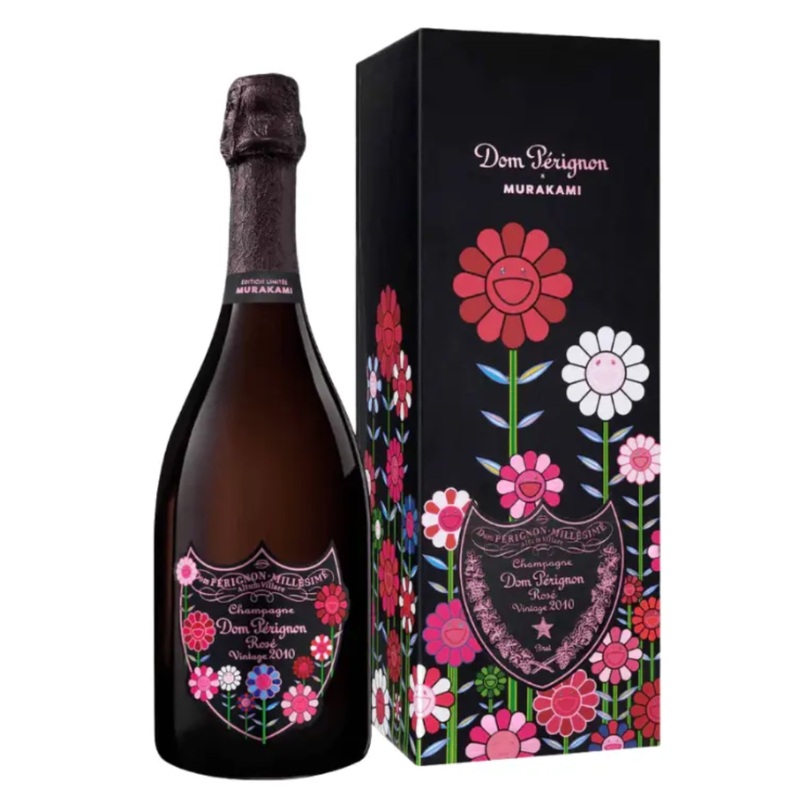 Dom Prignon Limited Edition Takashi Murakami Ros 2010 750mL