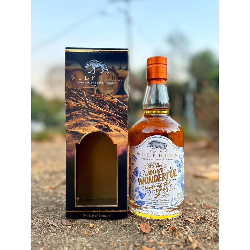 Wolfburn It’s the Most Wonderful Time of the Year Holiday Edition Single Malt Scotch (700 ml)
