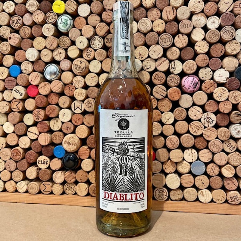 123 Tequila ‘Diablito’ Extra Aejo Organic 750ml