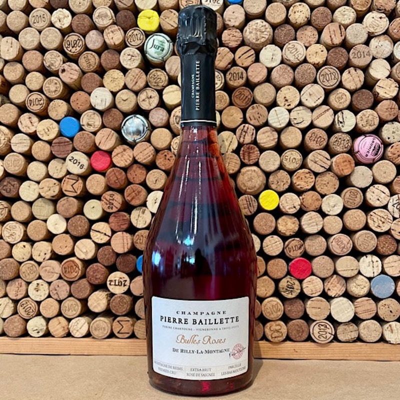Champagne Pierre Baillette ‘Bulles Roses’ 1er Cru Ros de Saigne NV