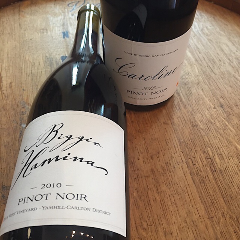 Biggio Hamina Cellars ‘Caroline’ Eola-Amity Hills Pinot Noir 2012 Pinot Noir Oregon Eola-Amity Hills