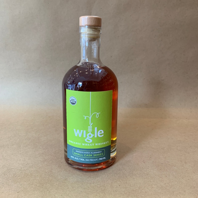 Wigle Whiskey Organic Small Pennsylavania Straight Bourbon Whiskey 750ml WHEAT