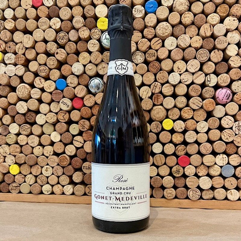 Champagne Gonet-Medeville 1er Cru Extra Brut Ros NV Chardonnay, Pinot Noir Burgundy Champagne