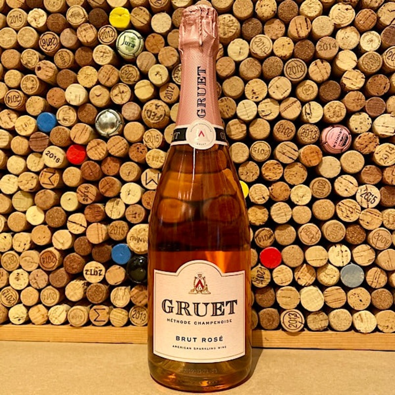 Gruet Methode Champenoise Brut Rose New Mex NV Chardonnay, Pinot Noir New Mexico New Mexico