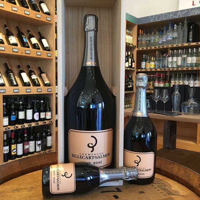 Billecart-Salmon Brut Rose NV 1.5L Chardonnay, Pinot Meunier, and Pinot Noir Burgundy Champagne