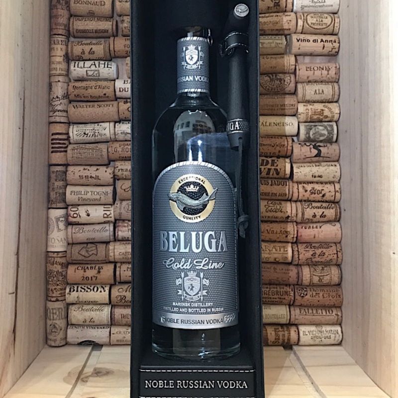 Beluga Vodka Gold Line Leather Box 750ml Regular