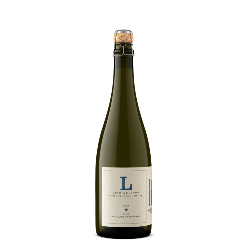 2021 Lieb Cellars Sparkling Pinot Blanc 750ML Long Island