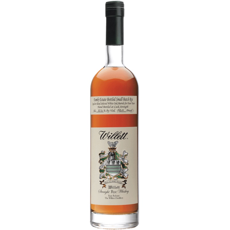 Willett Family Estate Bottled Single-Barrel 4 Year Old Straight Rye Whiskey 750ML