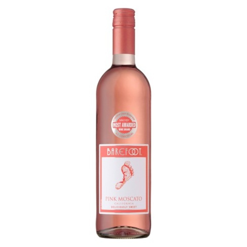 Barefoot Cellars Pink Moscato NV 750ML California