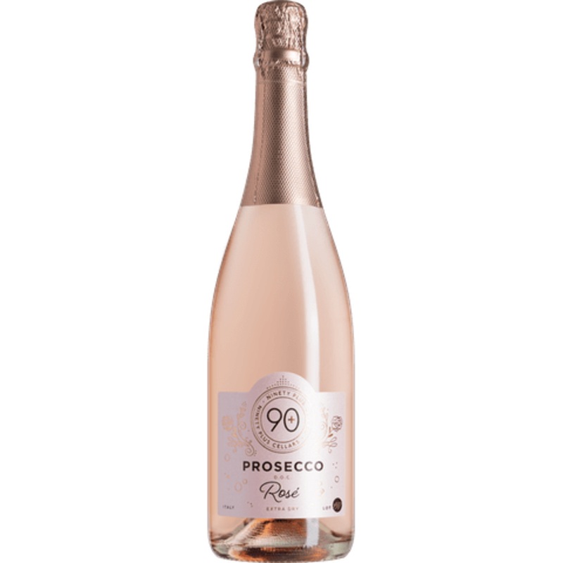 90+ Ninety Plus Cellars Lot 197 Rose Prosecco 750ML Prosecco