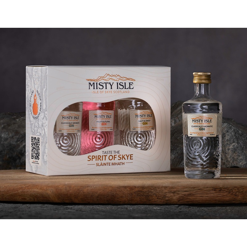 Misty Isle Gin 3 Miniature Box