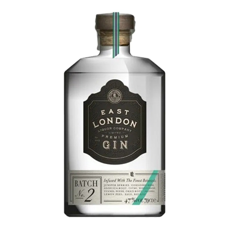 East London Liquor Company Premium Gin Batch No. 2