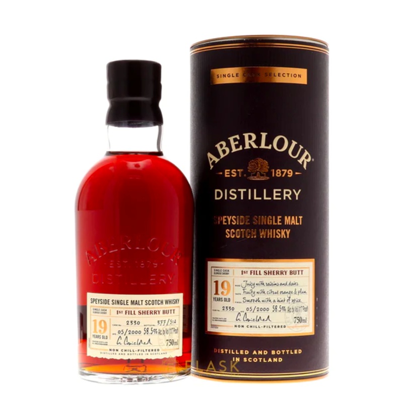 Aberlour 19 Year Old First Fill Sherry Cask Single Malt Scotch
