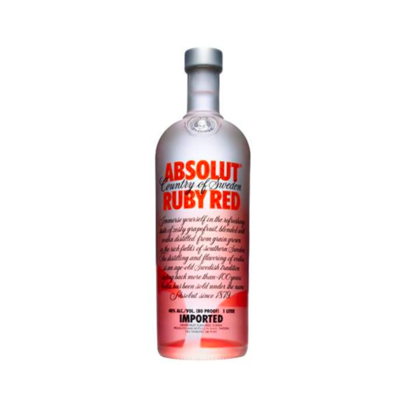 ABSOLUT RUBY RED VODKA