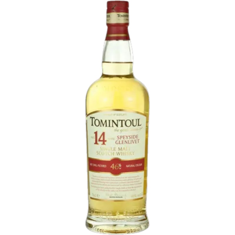 Tomintoul 14 Year Speyside Glenlivet Single Malt Whisky 750mL