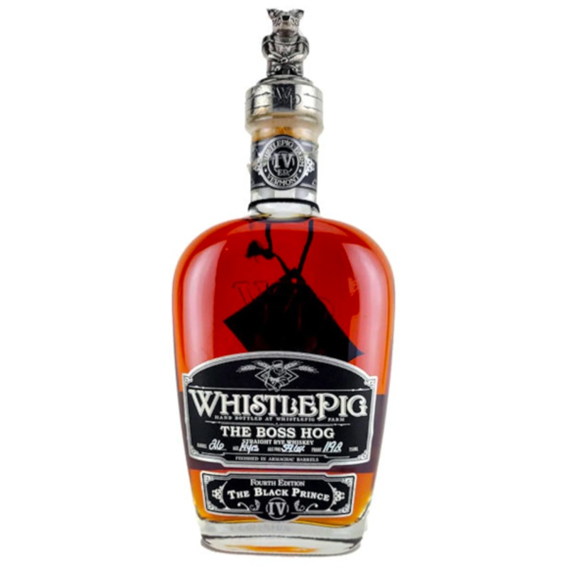 WHISTLEPIG THE BOSS HOG IV: THE BLACK PRINCE STRAIGHT RYE WHISKEY