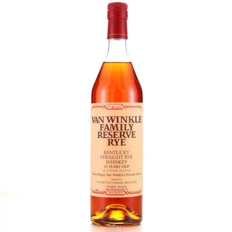 VAN WINKLE FAMILY RESERVE 13 YEAR STRAIGHT RYE