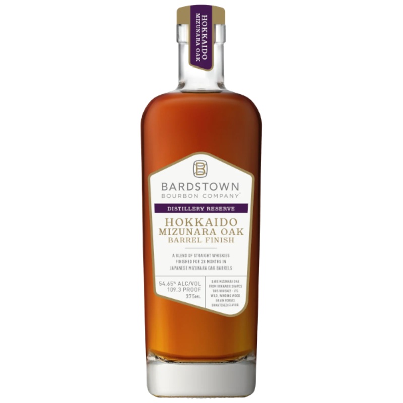 Bardstown Hokkaido Mizunara Oak Barrel Finish Kentucky Straight Bourbon Whiskey 375ml