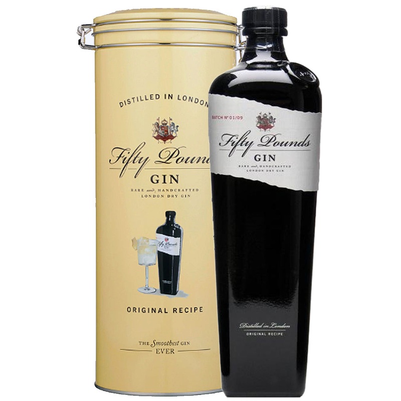 Fifty Pounds Gin in Gift Tin