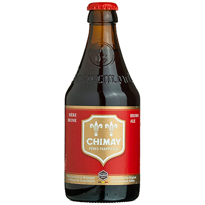 Chimay Red Cap Trappist Dubbel Beer Single Bottle