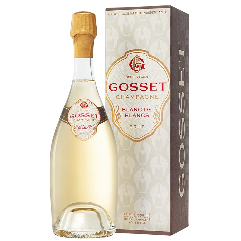 Champagne Gosset Grand Blanc de Blancs NV (Gift Boxed)