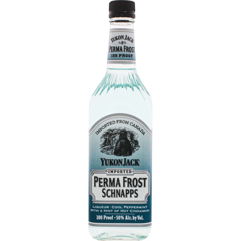 Yukon Jack Perma Frost Peppermint & Hot Cinnamon Schnapps Liqueur 243