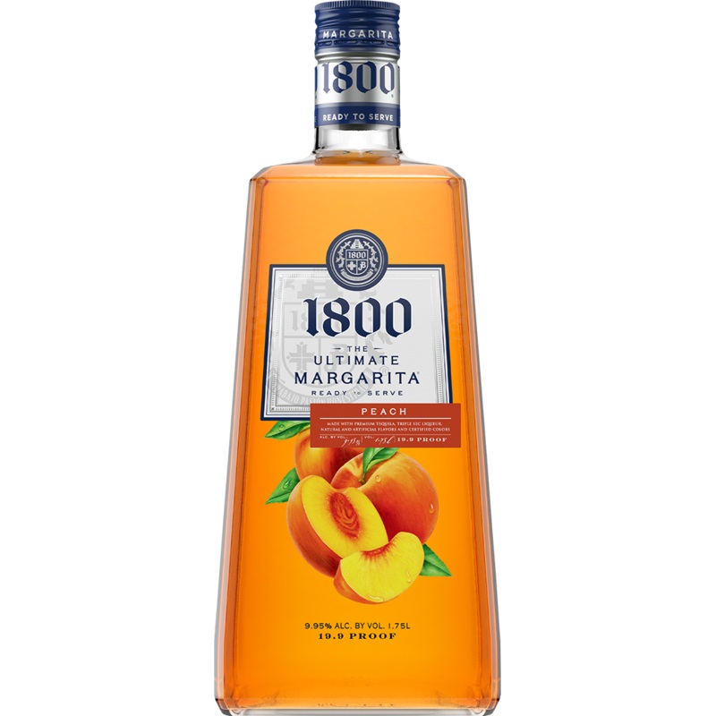 1800 The Ultimate Margarita Peach (1.75L) 38