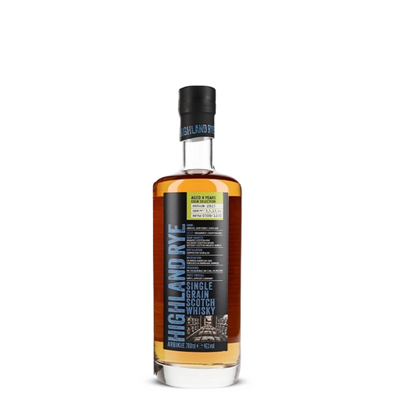 Arbikie Highland Rye Single Grain Scotch Whisky 41