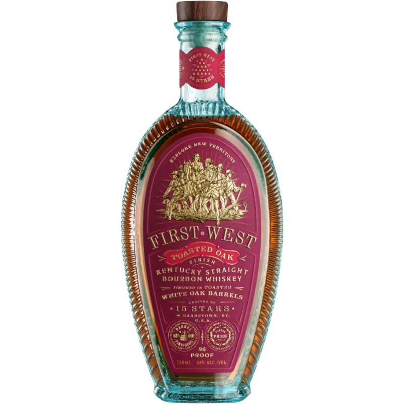 15 Stars First West Toasted Oak Straight Bourbon Whiskey 207