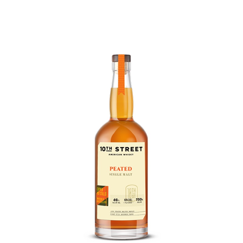 10th Street Peated Single Malt American Whisky 32