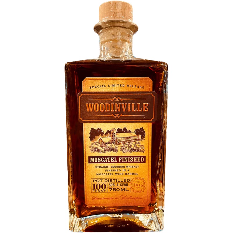 Woodinville Whiskey Co. Moscatel Finish Straight Bourbon Whiskey 32