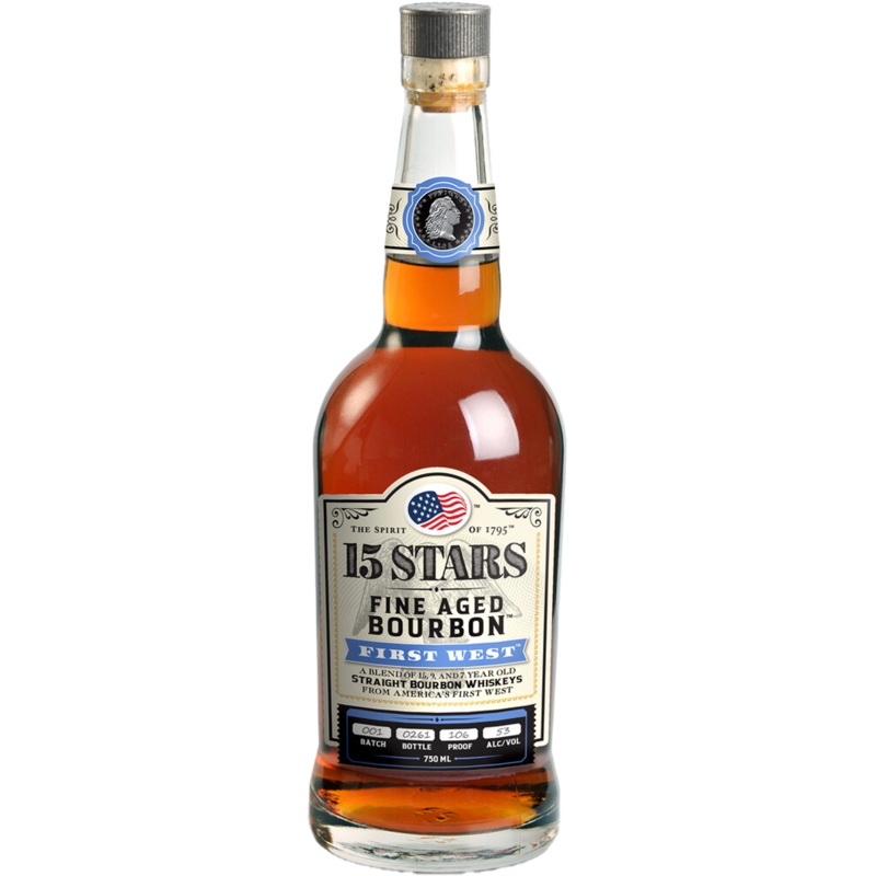 15 Stars First West Straight Bourbon Whiskey 207