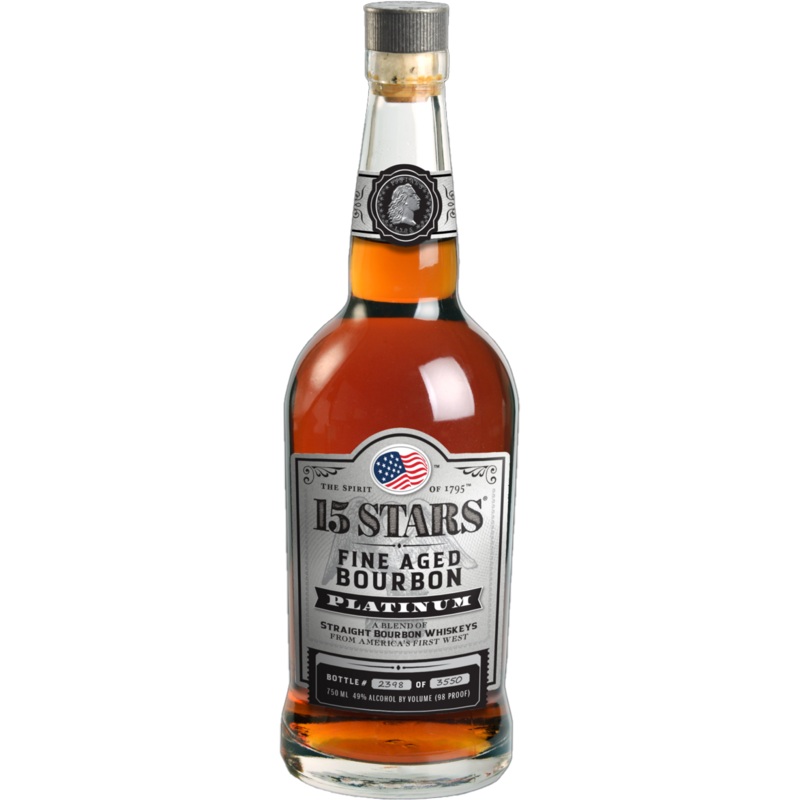 15 Stars Platinum Straight Bourbon Whiskey 207
