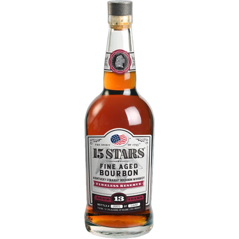 15 Stars Timeless Reserve 13 Year Old Kentucky Straight Bourbon Whiskey 207