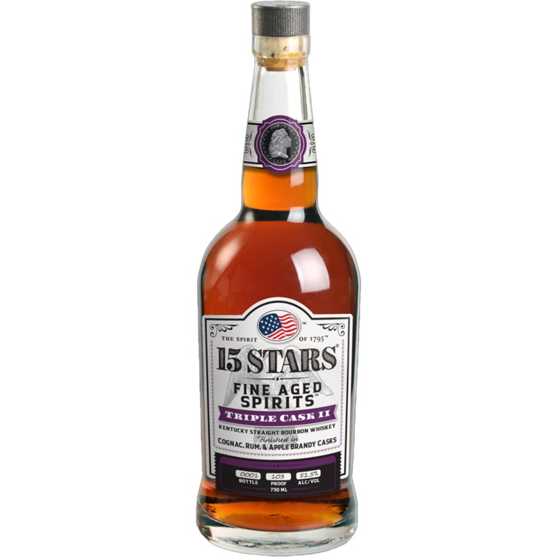 15 Stars Triple Cask II Straight Bourbon Whiskey 207