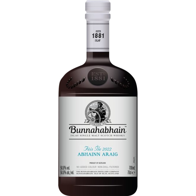 2022 Bunnahabhain Feis Ile Abhainn Araig Single Malt Scotch Whisky (700mL) 49