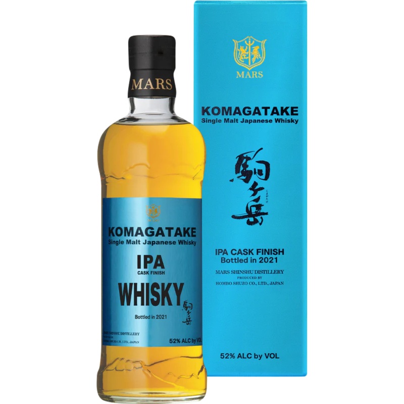 2021 Mars Komagatake IPA Cask Finish Single Malt Japanese Whisky (700mL) 89