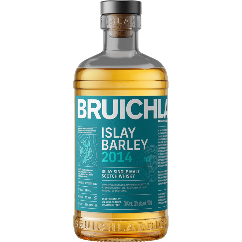 2014 Bruichladdich Islay Barley Unpeated Single Malt Scotch Whisky 85