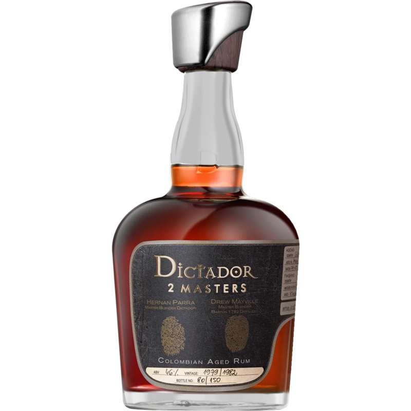1979 Dictador ‘2 Masters Barton’ Straight Rye Cask Rum 32