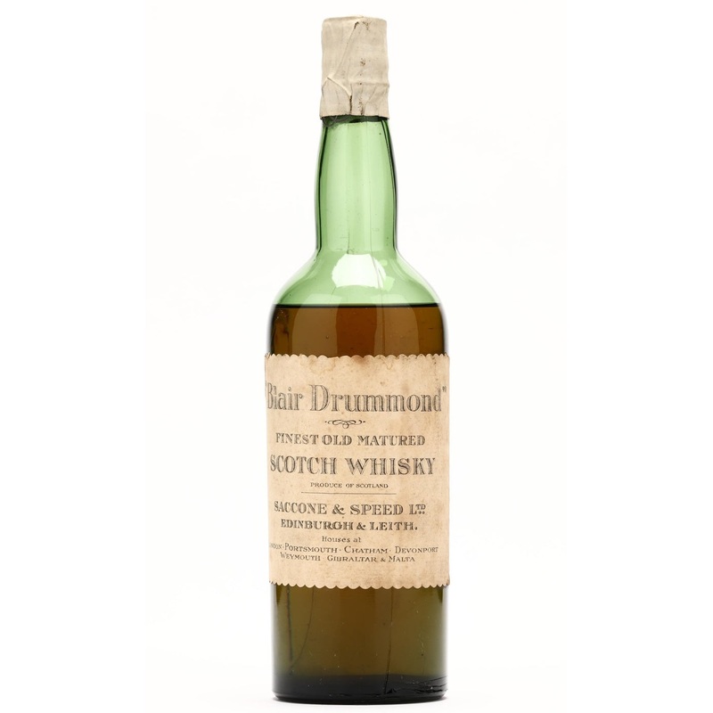 Blair Drummond Finest Old Matured Vintage Scotch Whisky 1930s