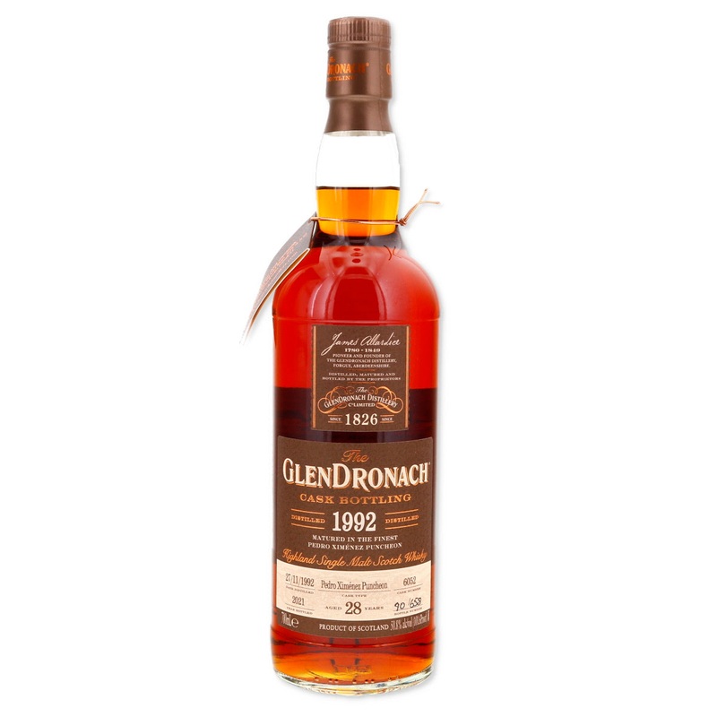 Glendronach 1992 28 Year Old Pedro Ximenez Puncheon Scotch Whisky 50.8% #6052