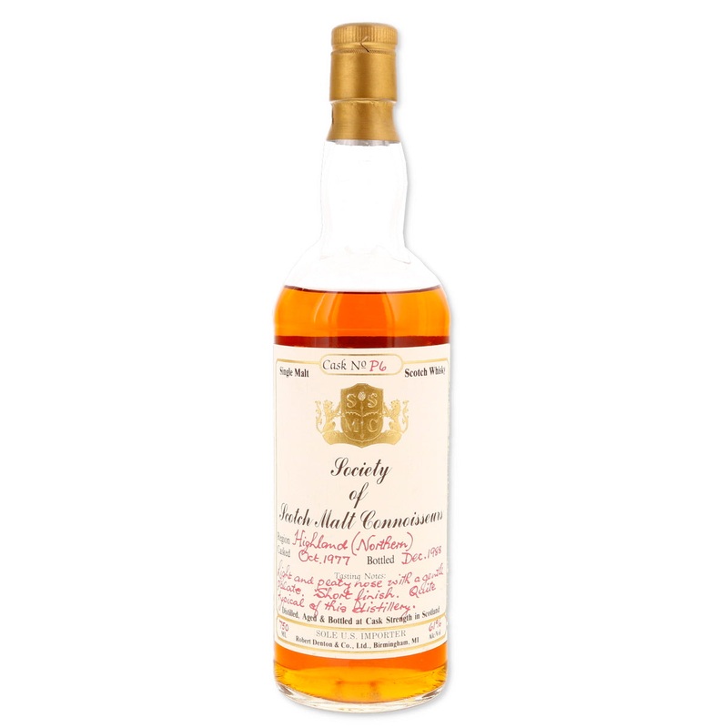 Society of Scotch Malt Connoisseurs Highland Single Cask P6 Northern Highland Malt 1977 61%