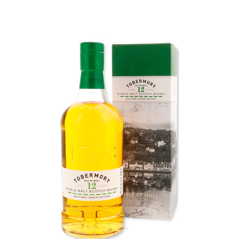 Tobermory 12 year Single Malt Scotch 750ml