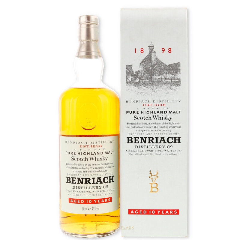 Benriach 10 Year Old Single Malt 1990s 1 Liter