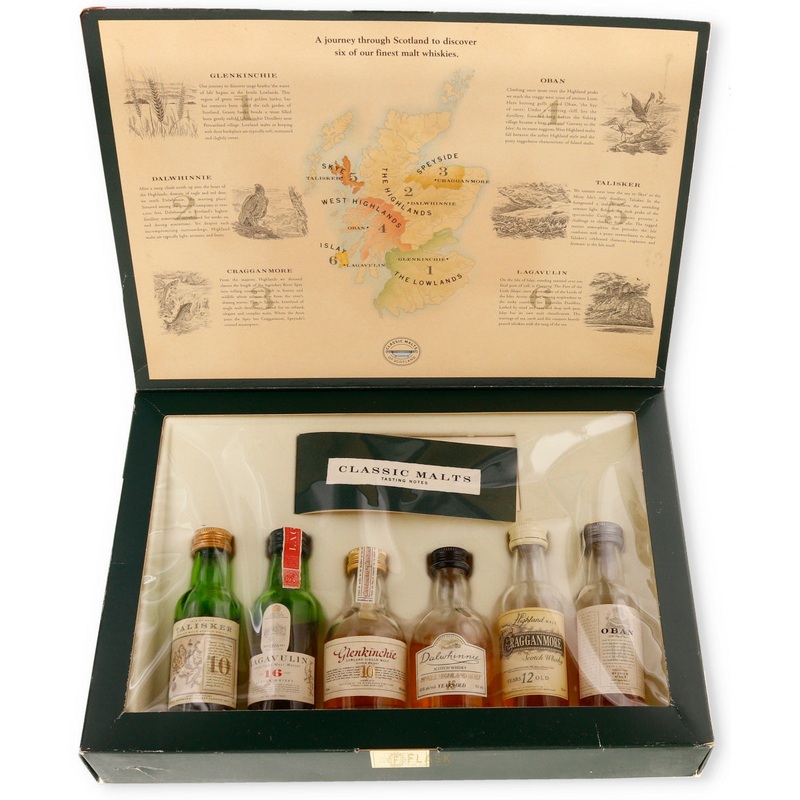 Classic Malts of Scotland 6x50ml Miniature Set